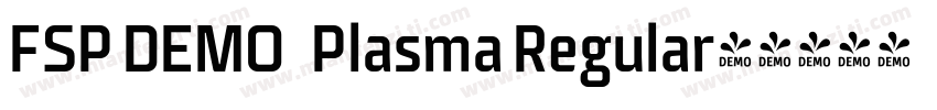 FSP DEMO   Plasma Regular字体转换